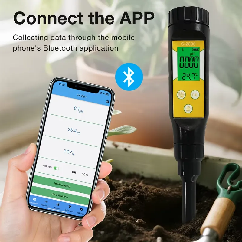 WAP01 스마트 토양 pH 측정기 (고정밀 온도/산도 - Ph Meter 리뷰 및 가격