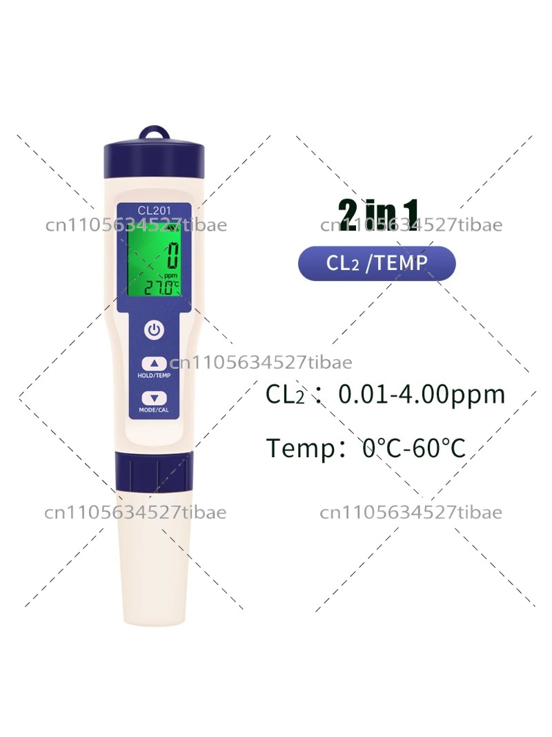 5 in 1 염소 측정 펜 수질 검사기 PH H2 OR - Ph Meter 리뷰 및 가격