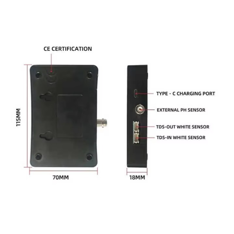 온라인 5 in 1 TDS/PH/온도/EC/온도/습도  - Ph Meter 리뷰 및 가격