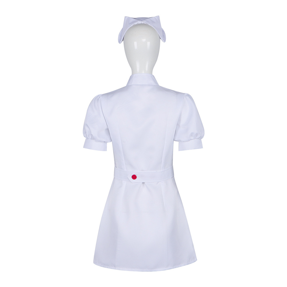 여성용 간호사 복장 세트 흰색 반팔 의료 실험실 코트  - Medical Lab Units 리뷰 및 가격