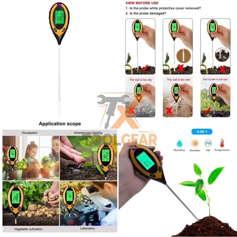 2026 핫세일* 4 in 1 토양 pH 측정기 토양  - Ph Meter 리뷰 및 가격