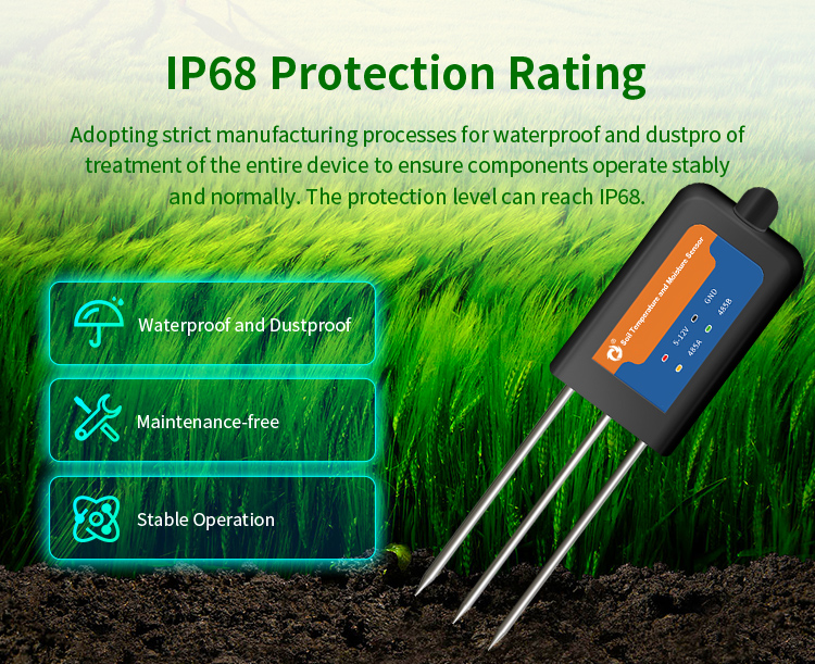 IOT 4G 농업용 디지털 토양 NPK EC PH 식물 - Ph Meter 리뷰 및 가격