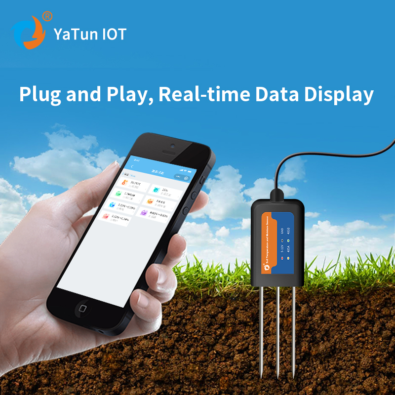 IOT 4G 농업용 디지털 토양 NPK EC PH 식물 - Ph Meter 리뷰 및 가격